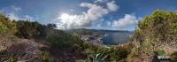 Point of view on Horta in Faial Island